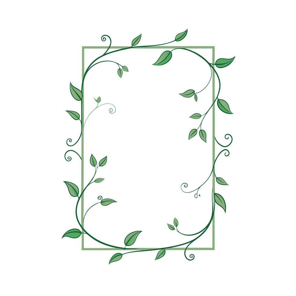 Beautiful Floral Frame Border Illustration vector
