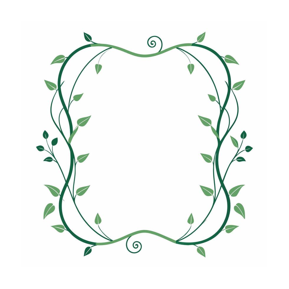 Beautiful Floral Frame Border Illustration vector