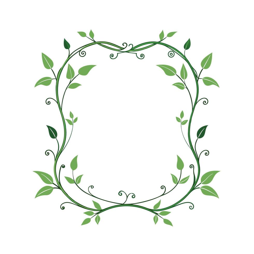 Beautiful Floral Frame Border Illustration vector