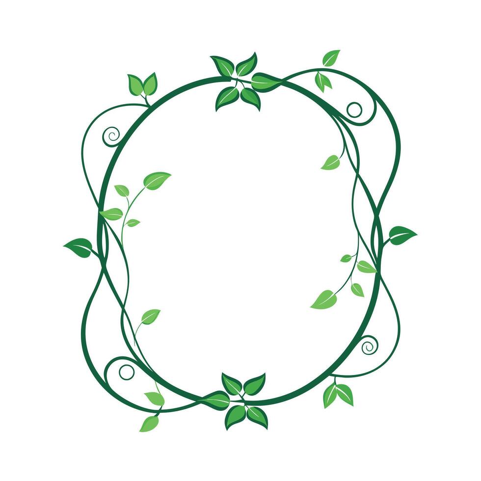 Beautiful Floral Frame Border Illustration vector