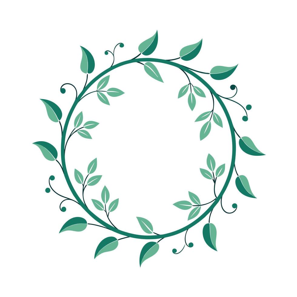 Beautiful Floral Frame Border Illustration vector