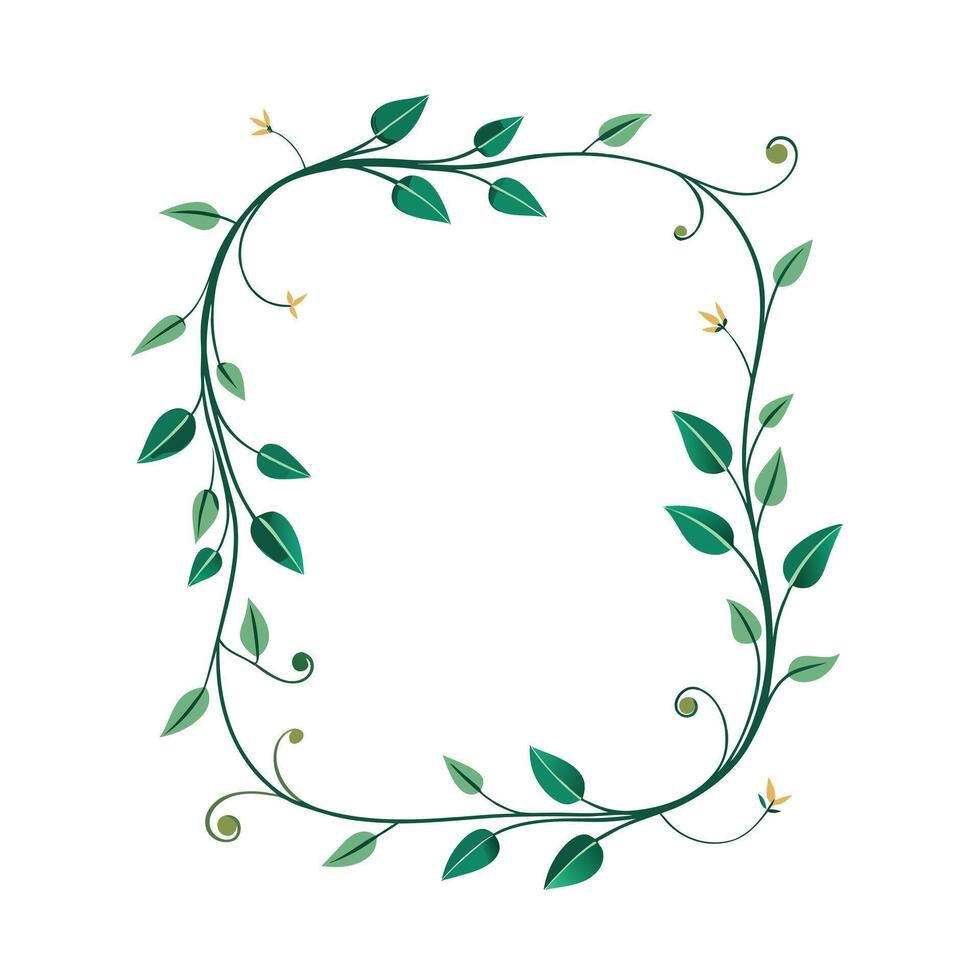 Beautiful Floral Frame Border Illustration vector