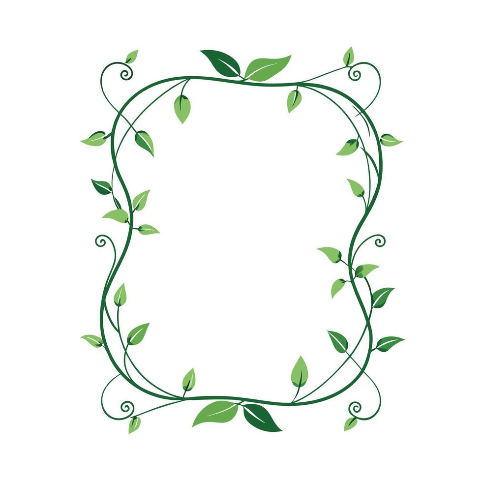 Beautiful Floral Frame Border Illustration vector