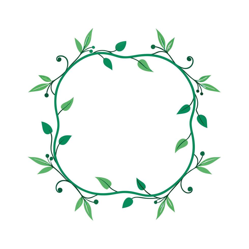 Beautiful Floral Frame Border Illustration vector