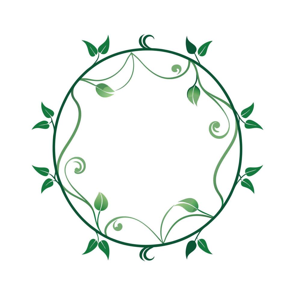 Beautiful Floral Frame Border Illustration vector