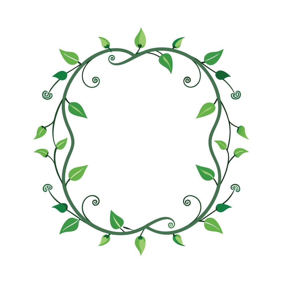 Beautiful Floral Frame Border Illustration vector