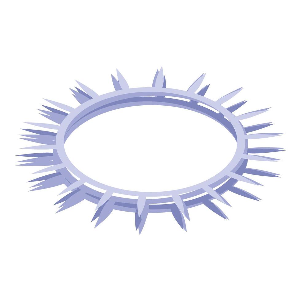 Crown of thorns symbolizing jesus christ sacrifice vector