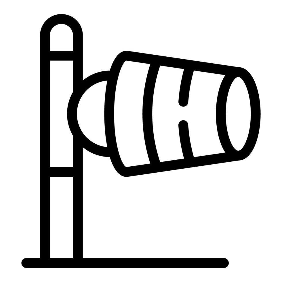 Anemometer measuring wind speed and direction vector