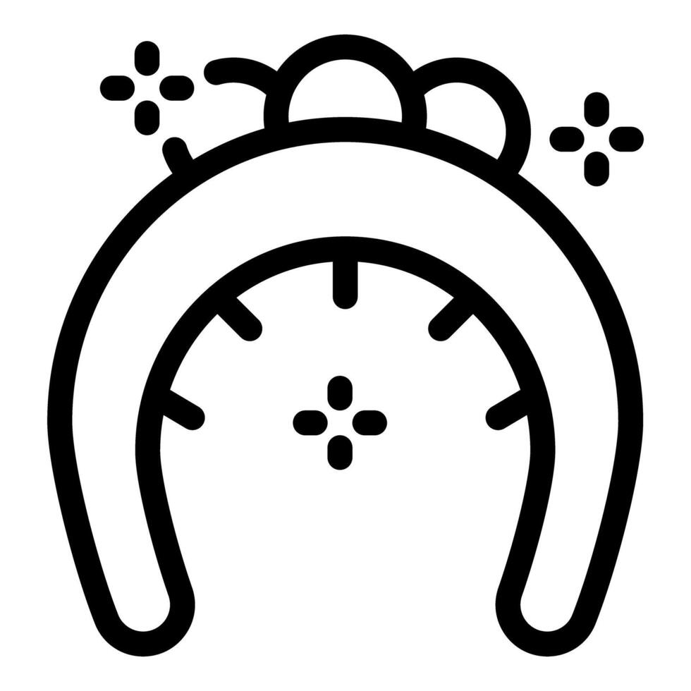 Speedometer showing maximum speed limit icon vector