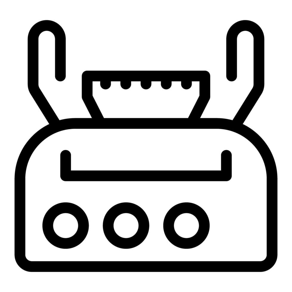 Radio receiver transforming sound waves into music, news, and entertainment vector
