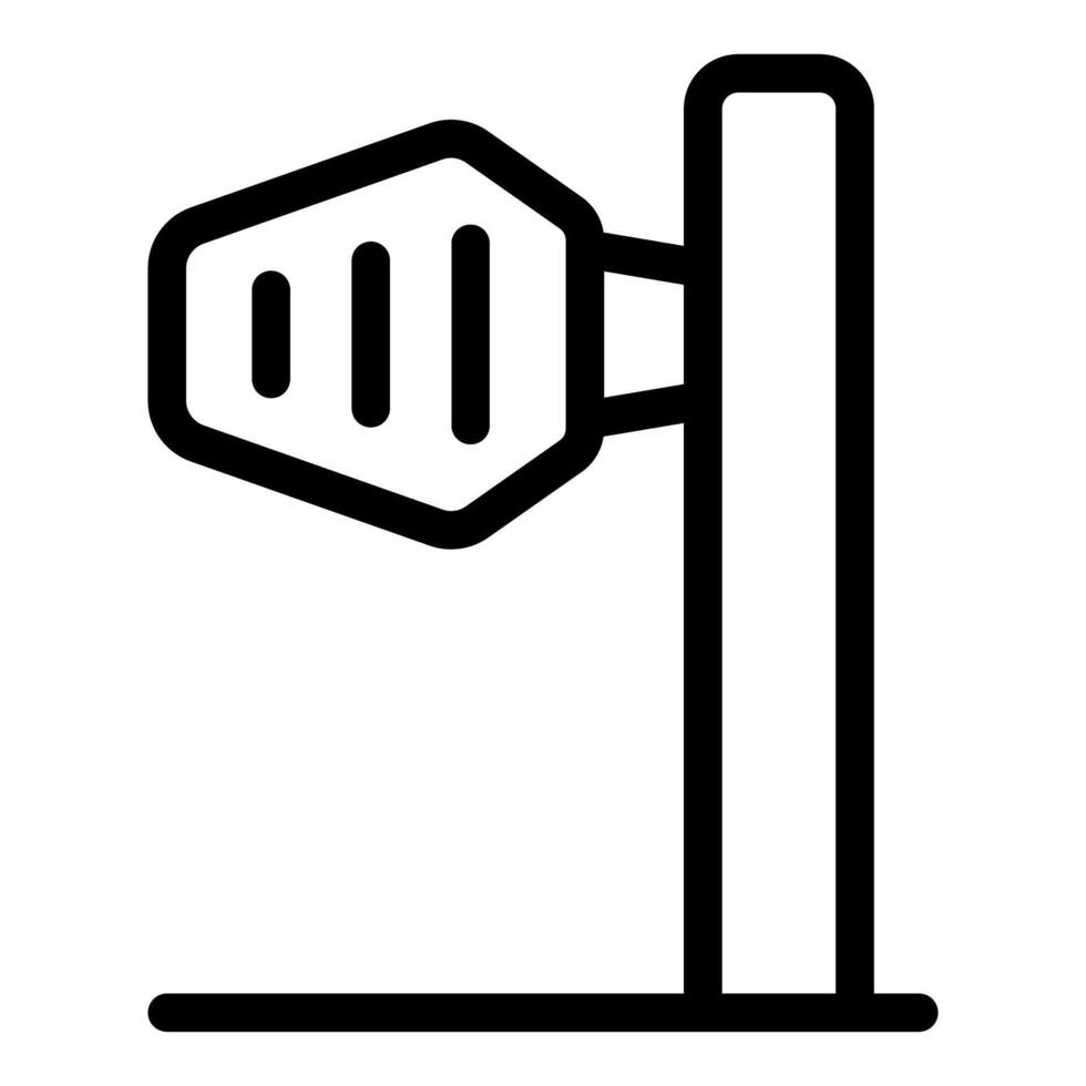 Windsock indicating wind direction and speed on airport vector