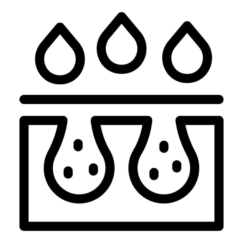 Water filtration system removing impurities, purifying water concept vector