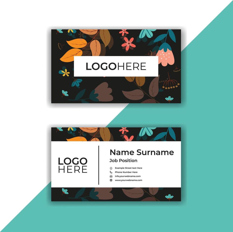 Print smart, modern, stylish visiting cards and business cards. vector