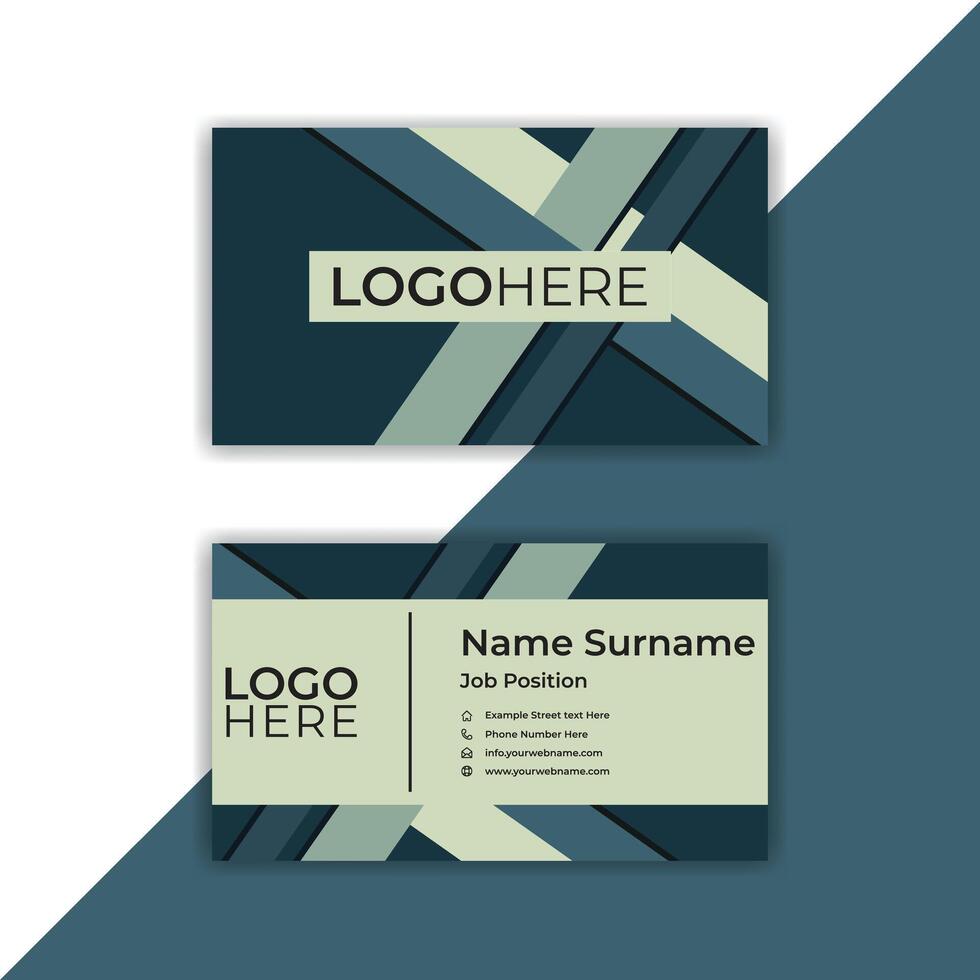 Print smart, modern, stylish visiting cards and business cards. vector
