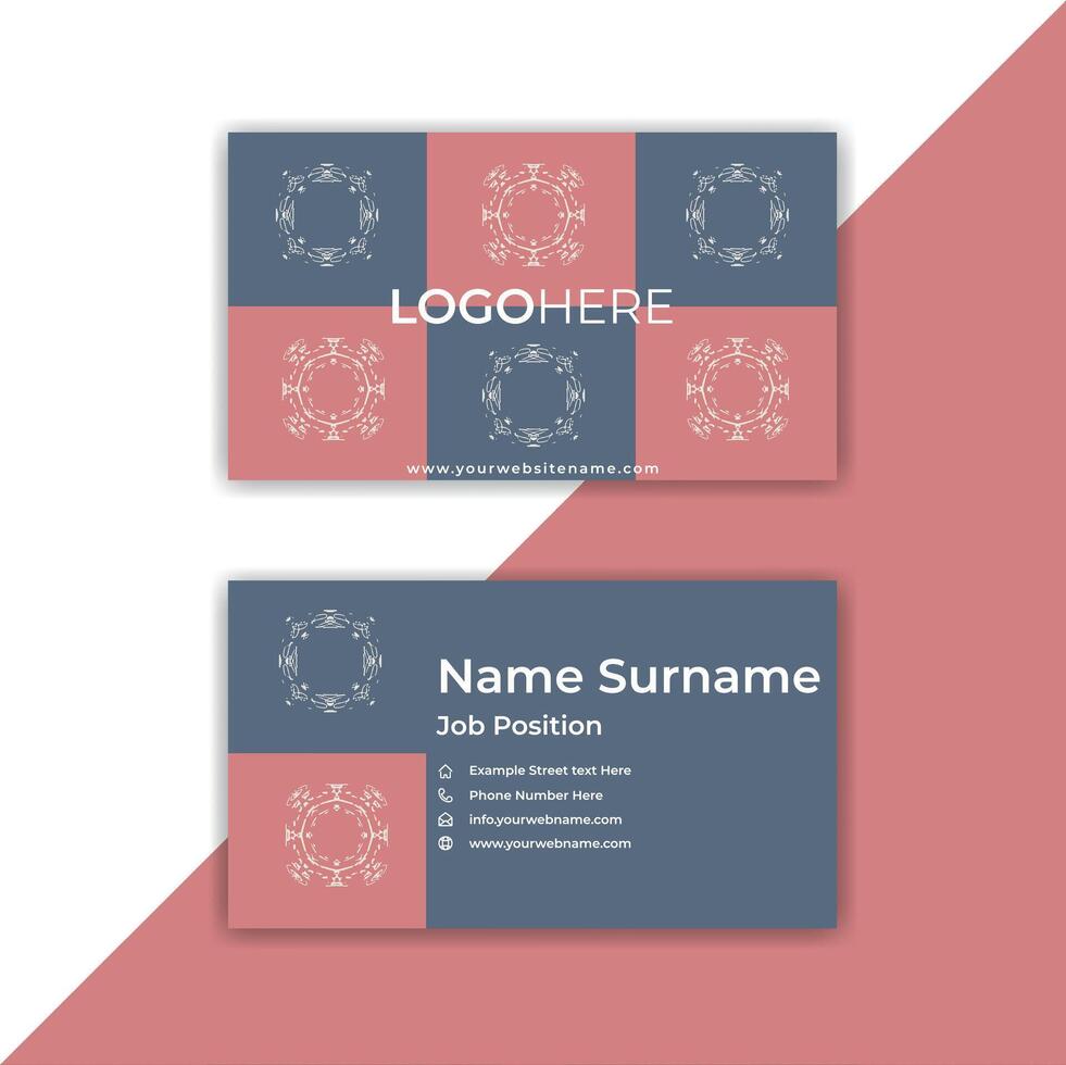 Print smart, modern, stylish visiting cards and business cards. vector