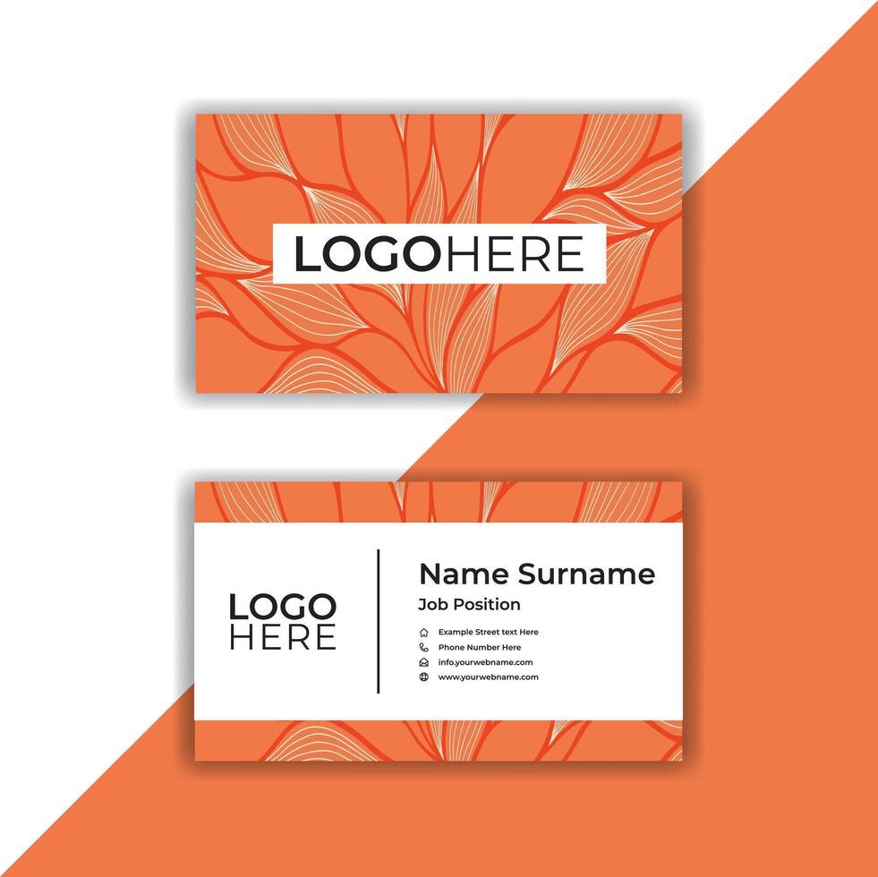 Print Professional Business Card, Template, or Visiting Card. vector