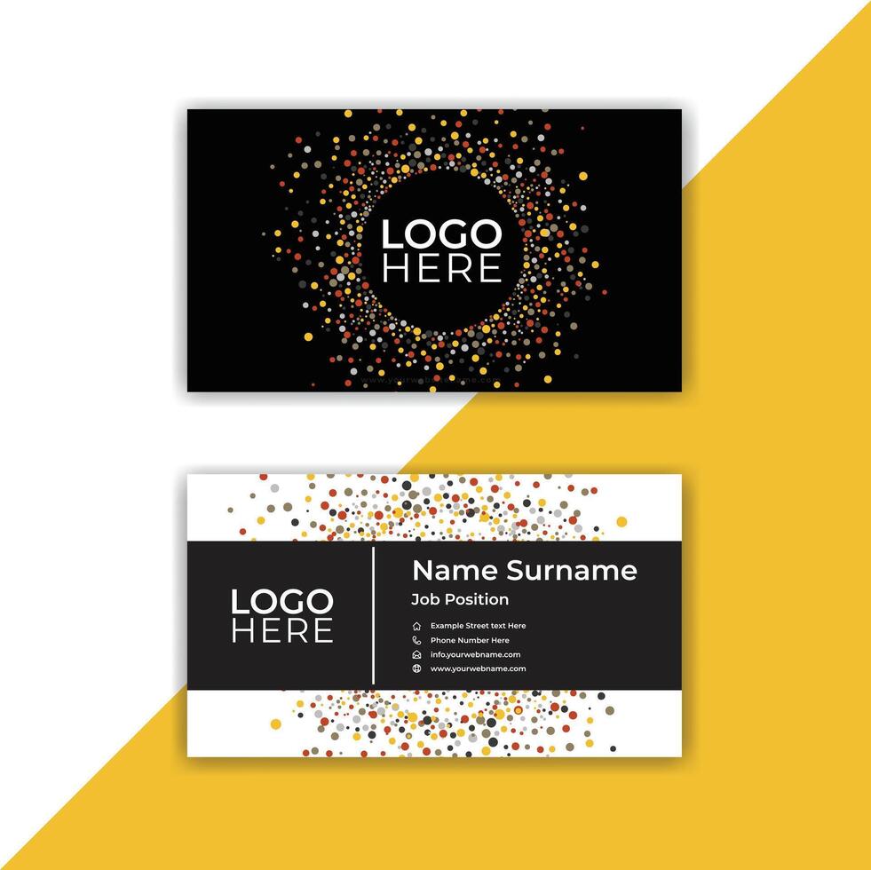 Print smart, modern, stylish visiting cards and business cards. vector