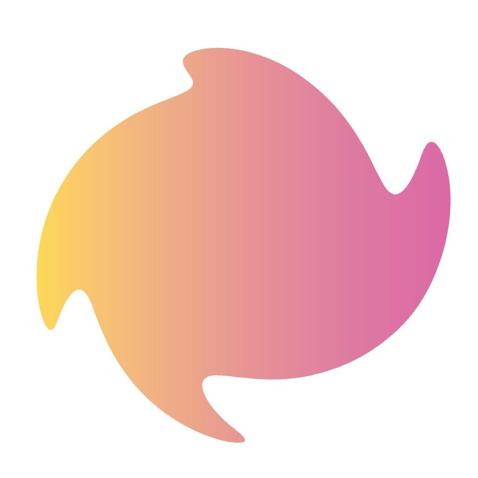 Abstracts Gradient shape vector