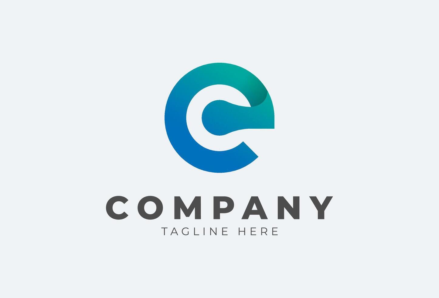 letter E technology logo design inspiration, usable for brand and company logos vector