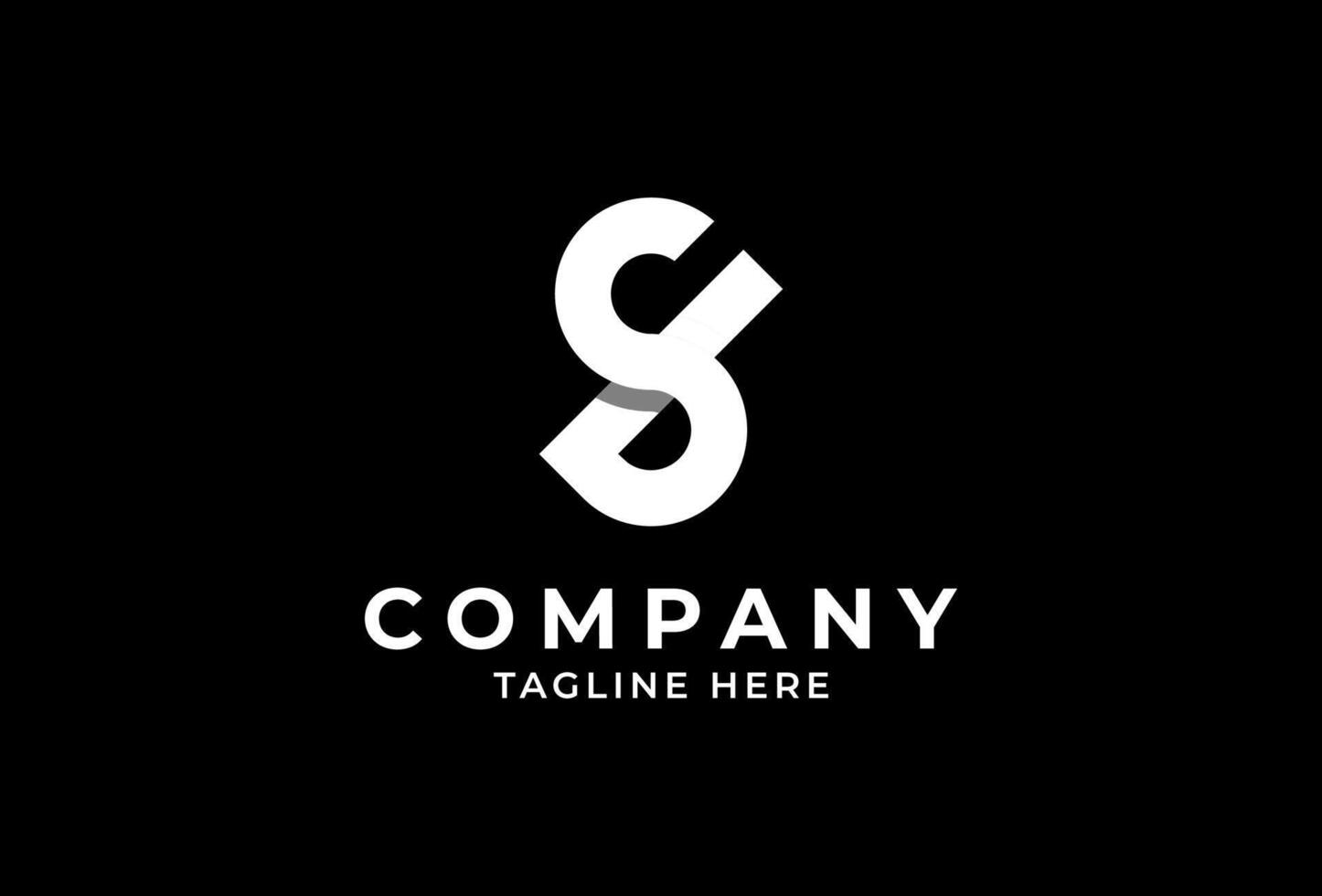 letter SB Or BS Monogram Logo design inspiration illustration vector