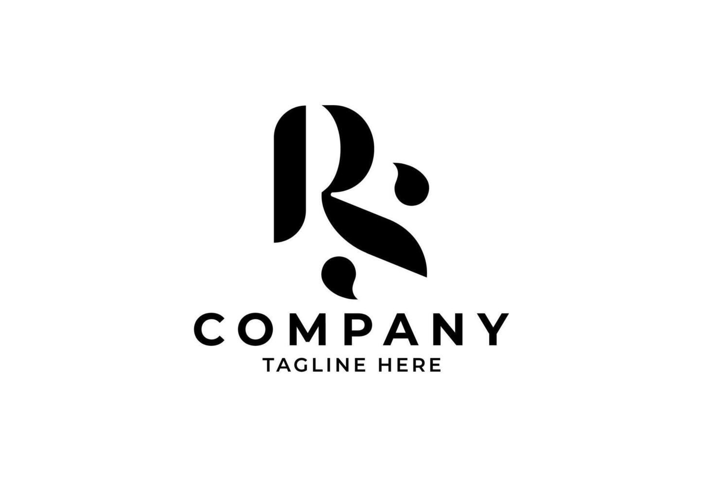 Initial letter RS modern and minimalist Logo design inspiration illustration vector