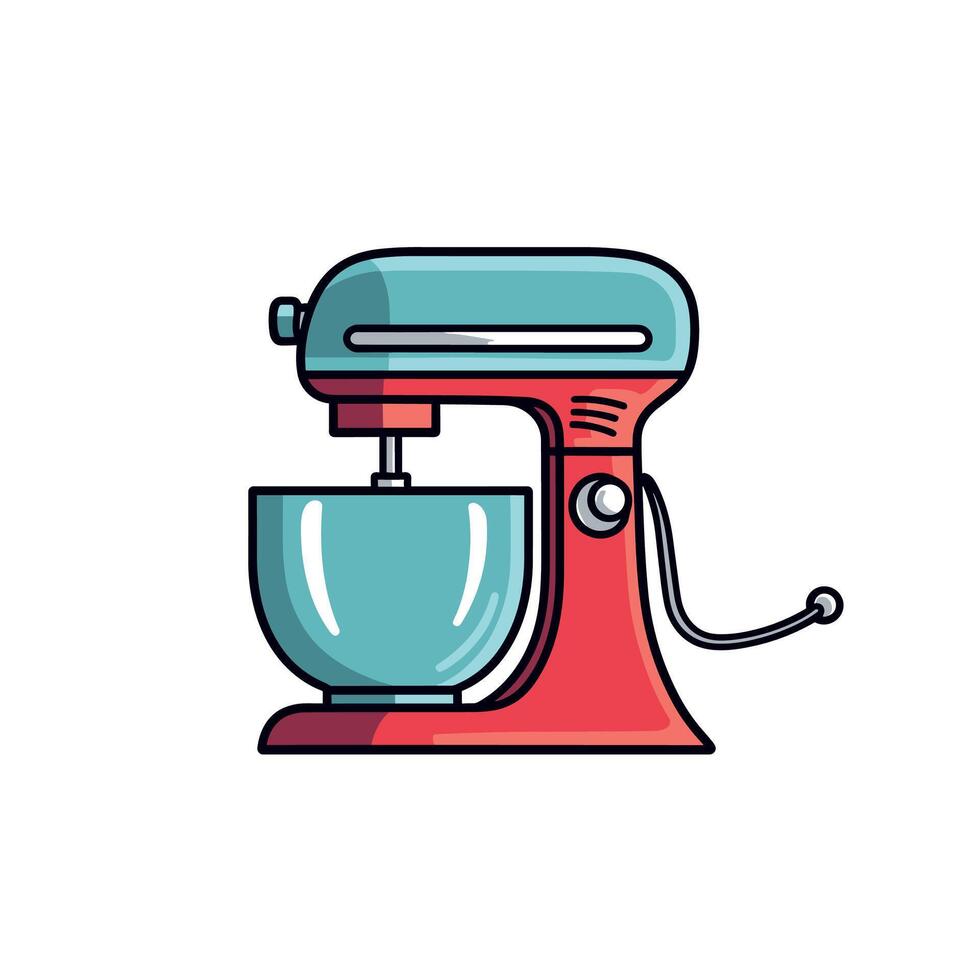 Illustration of a Stand Mixer vector