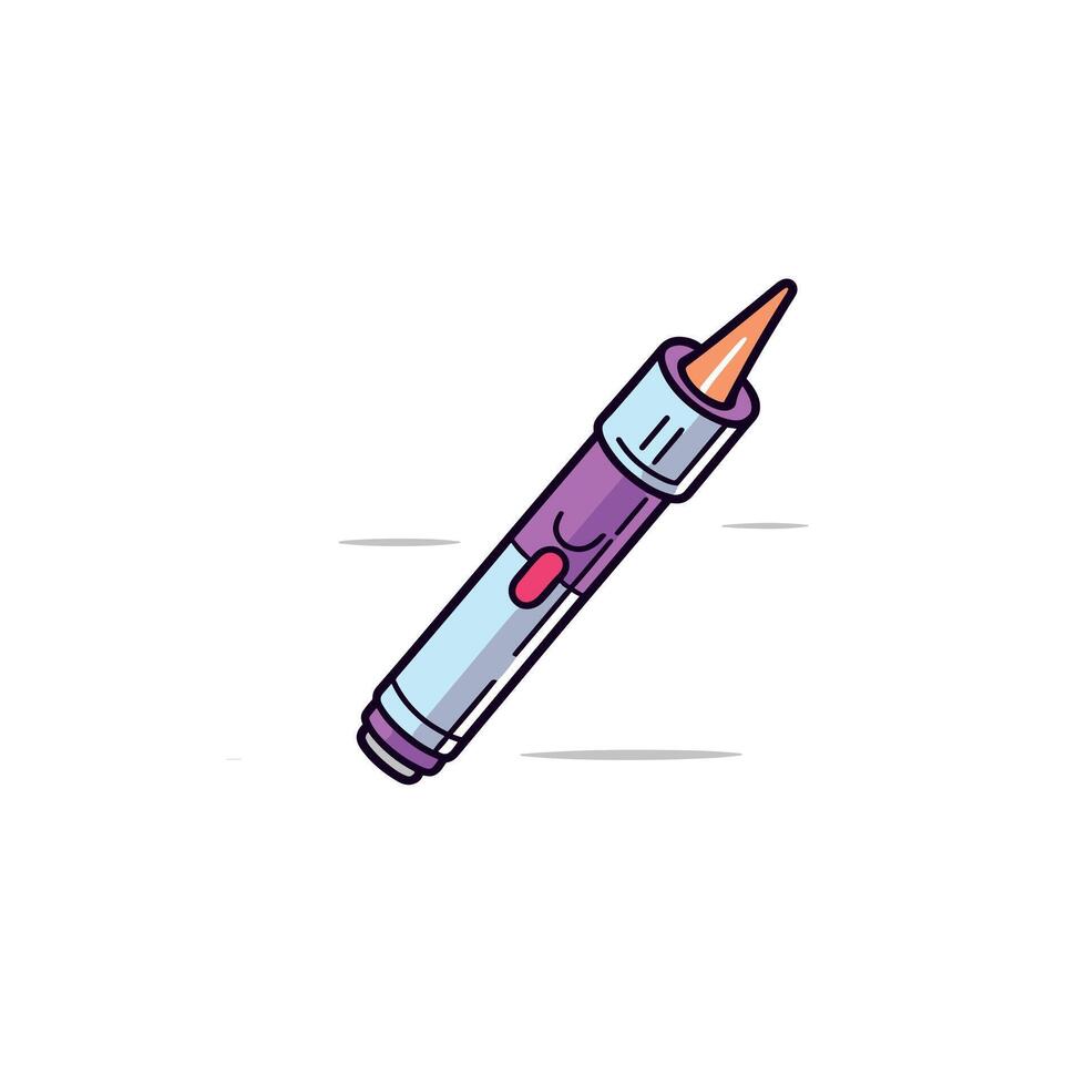 Cartoon Pen Illustration vector