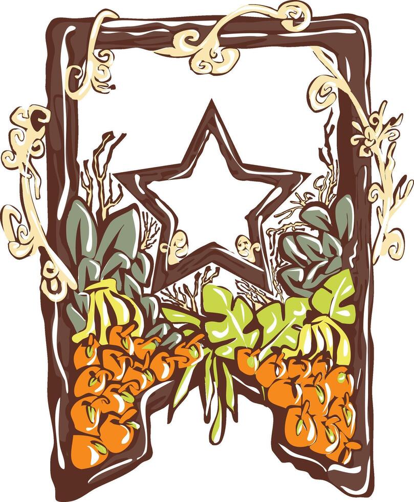 Bookmark, Favorite, Save Icon with floral elements vector