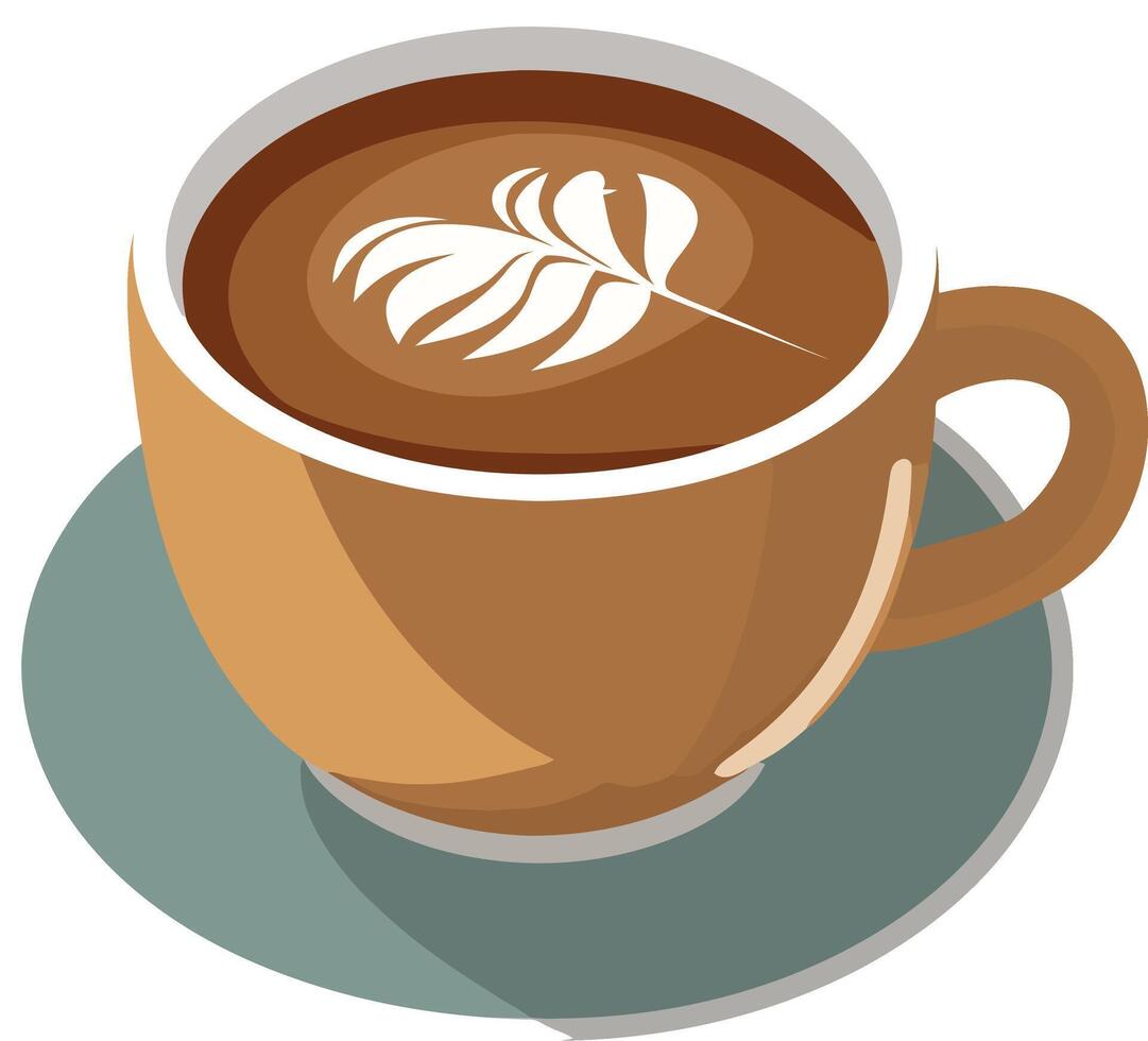 Coffee cup isolated illustration vector