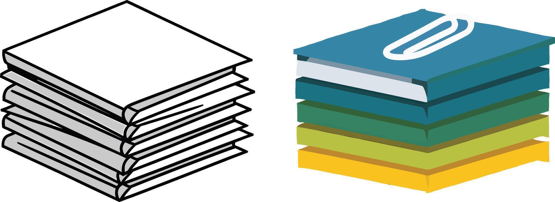 Paper isolated illustration 47792862 Vector Art at Vecteezy