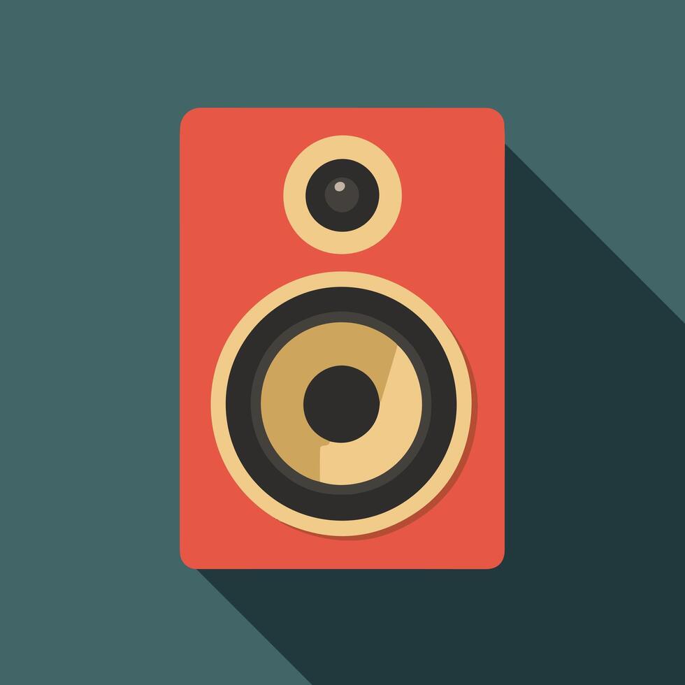 Loud speaker illustration isolated vector
