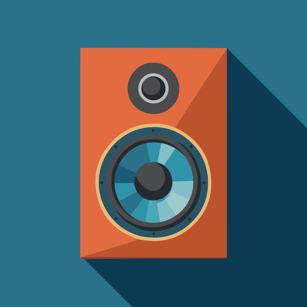 Loud speaker illustration isolated vector