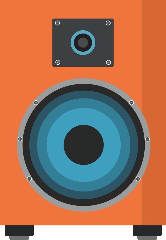 Loud speaker illustration isolated vector