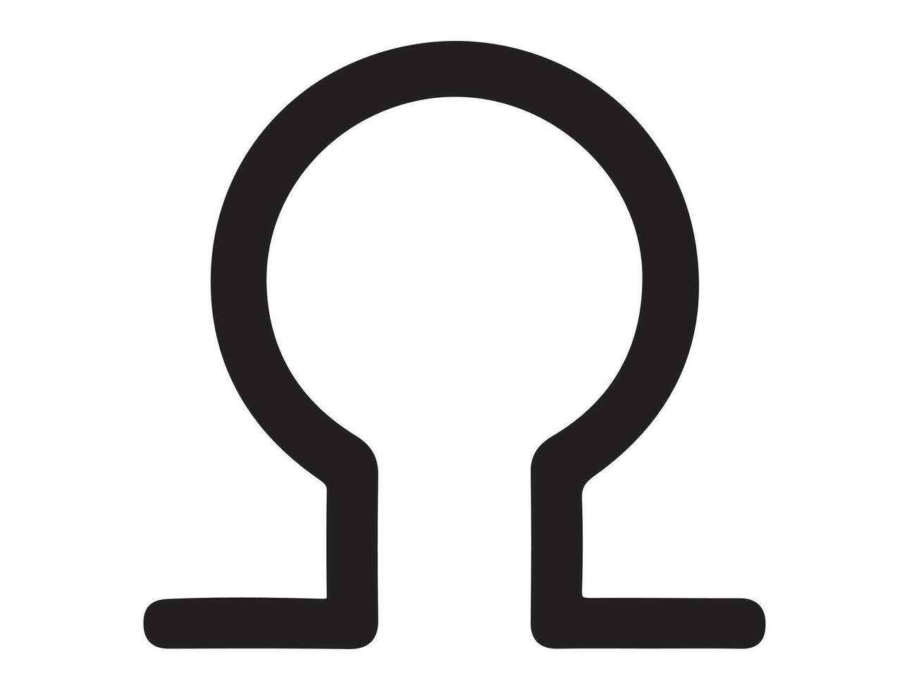 Alchemical symbol silhouette vector