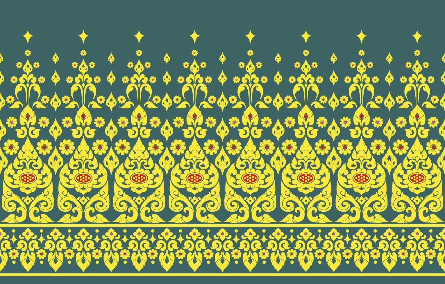 Asian Fabric Patterns are suitable for events that require elegance and a traditional feel vector