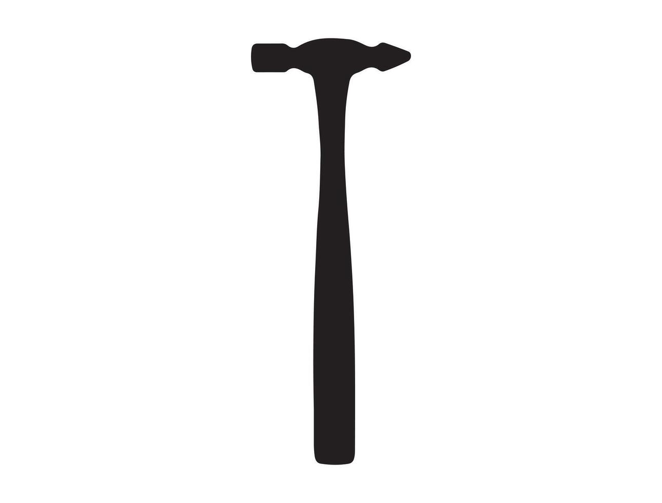 Blacksmith tool silhouette on white background vector
