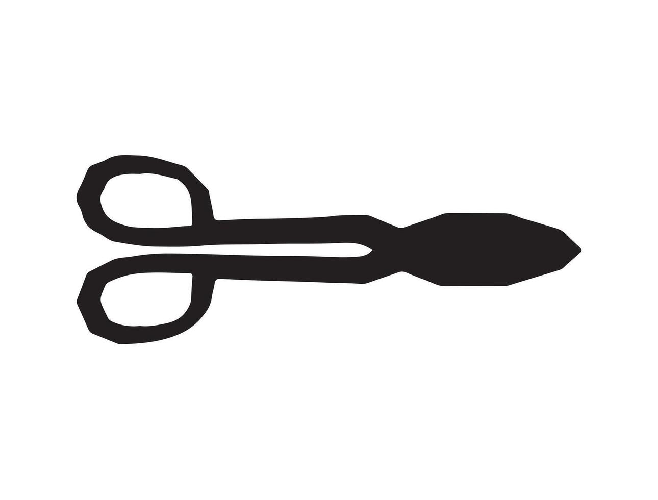 Blacksmith tool silhouette on white background vector