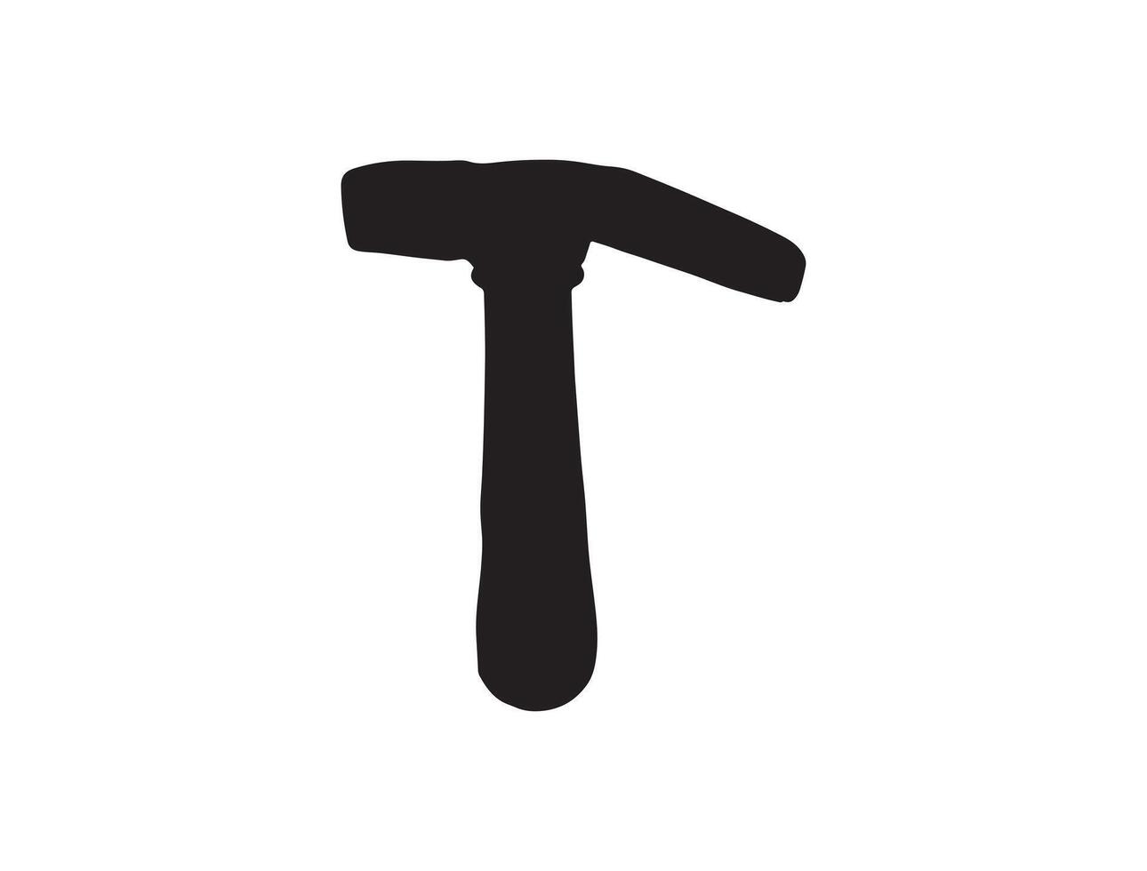 Blacksmith tool silhouette on white background vector