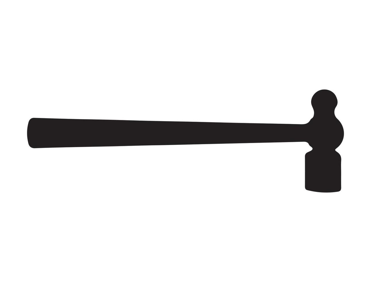 Blacksmith tool silhouette on white background vector