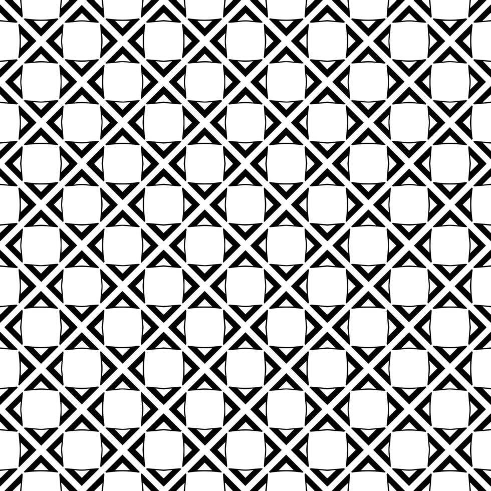 Black and white seamless abstract pattern. Background and backdrop. Grayscale ornamental design. vector