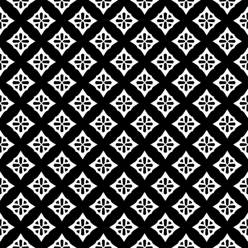 Black and white seamless abstract pattern. Background and backdrop. Grayscale ornamental design. vector