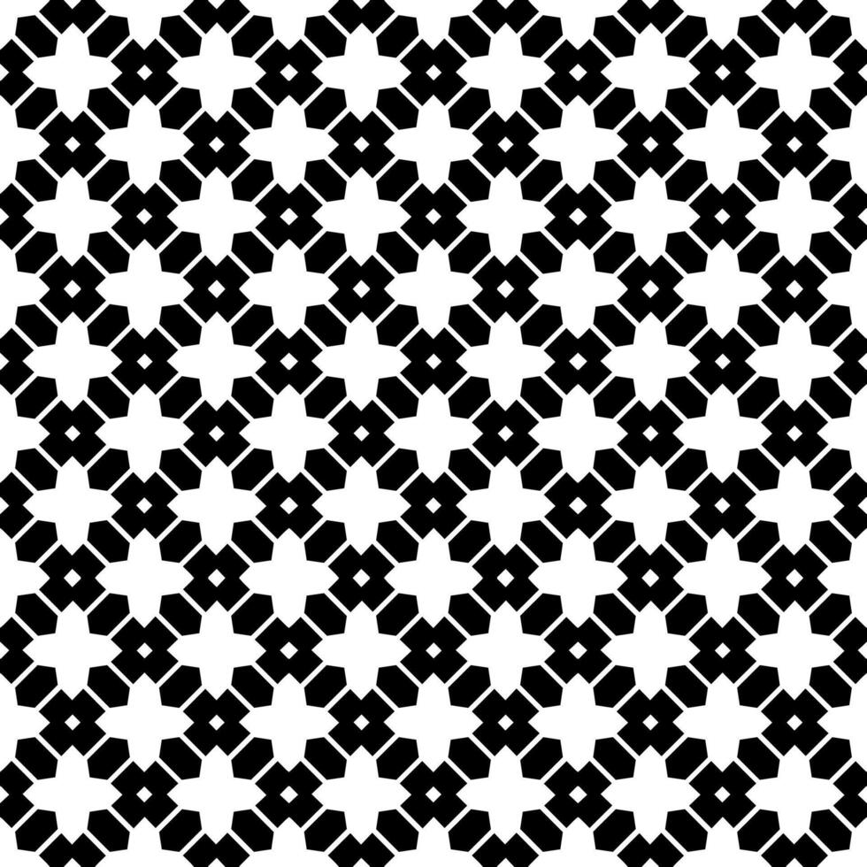 Black and white seamless abstract pattern. Background and backdrop. Grayscale ornamental design. vector