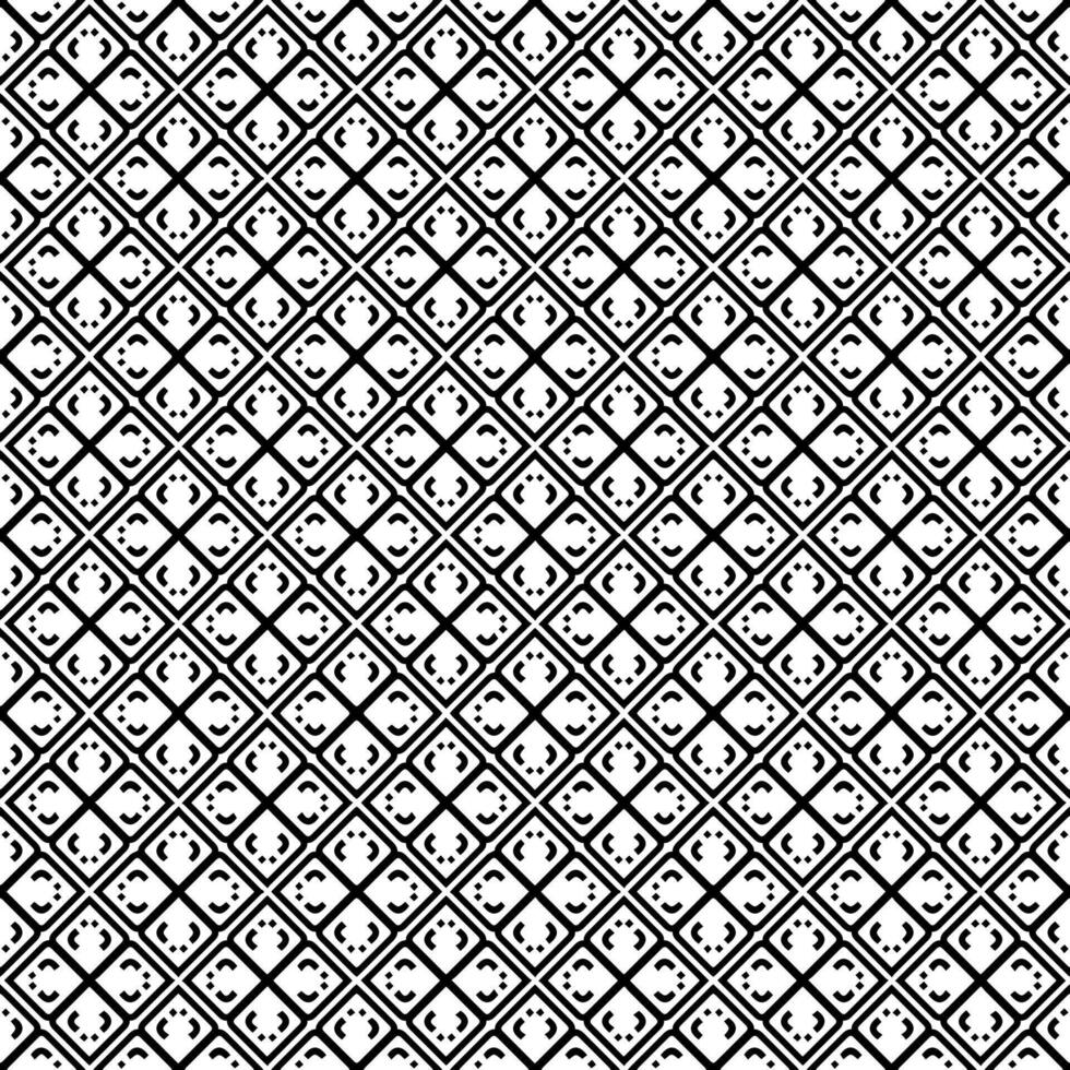 Black and white seamless abstract pattern. Background and backdrop. Grayscale ornamental design. vector