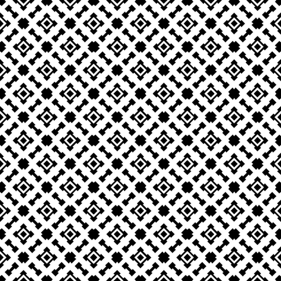 Black and white seamless abstract pattern. Background and backdrop. Grayscale ornamental design. vector