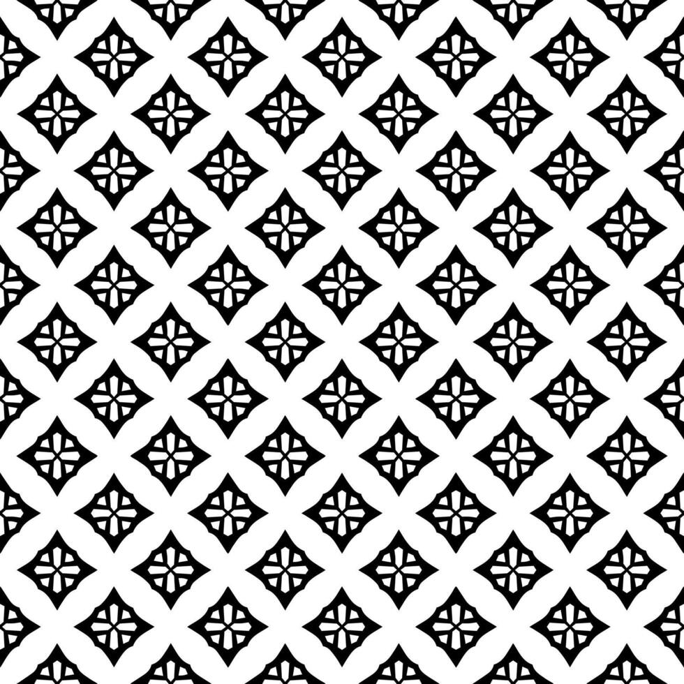Black and white seamless abstract pattern. Background and backdrop. Grayscale ornamental design. vector