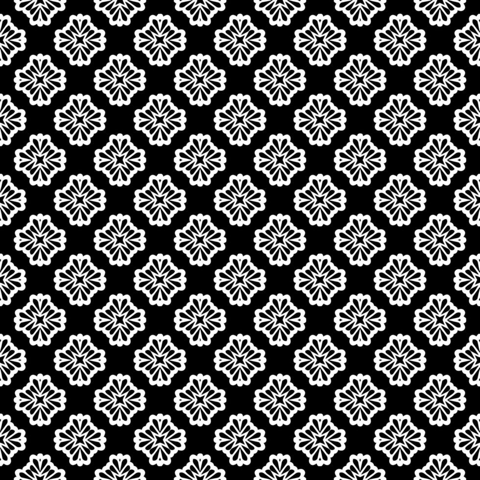 Black and white seamless abstract pattern. Background and backdrop. Grayscale ornamental design. vector