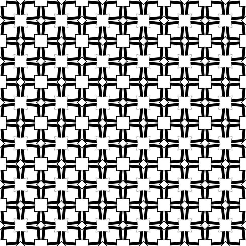 Black and white seamless abstract pattern. Background and backdrop. Grayscale ornamental design. vector