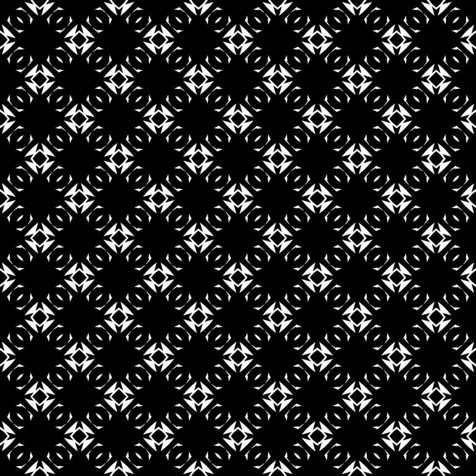 Black and white seamless abstract pattern. Background and backdrop. Grayscale ornamental design. vector