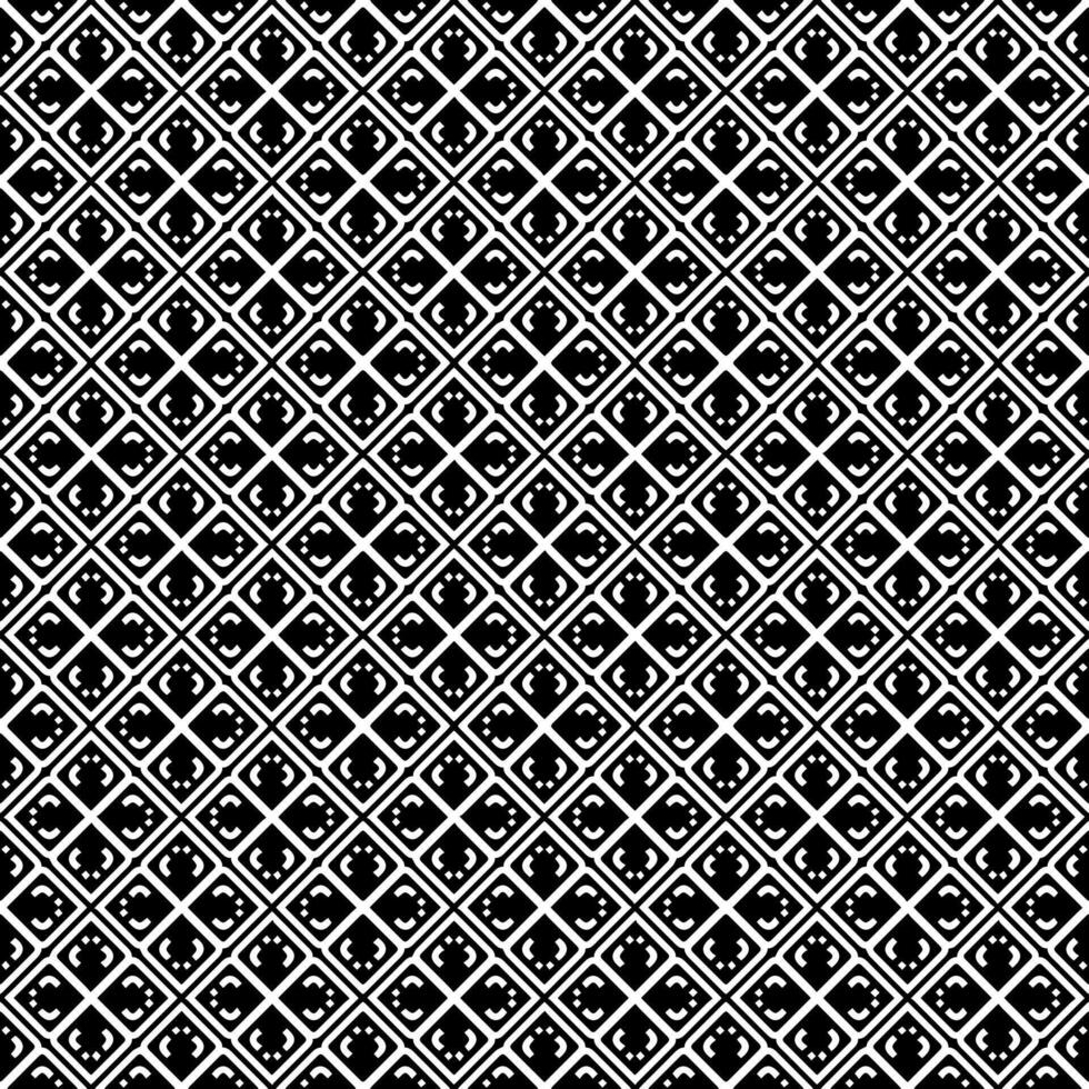 Black and white seamless abstract pattern. Background and backdrop. Grayscale ornamental design. vector