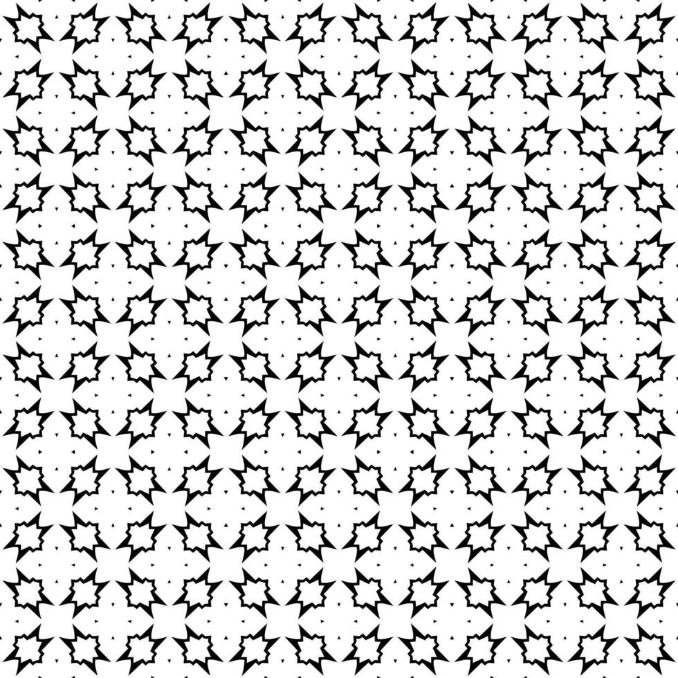 Black and white seamless abstract pattern. Background and backdrop. Grayscale ornamental design. vector